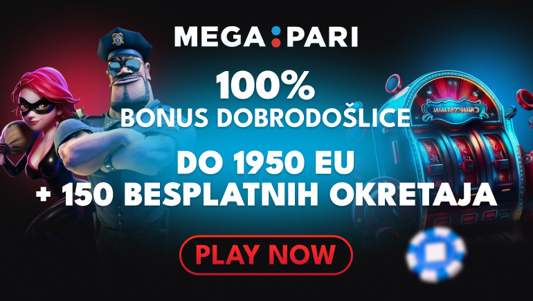 OTKLJUČAJTE ekskluzivnu OCR ponudu u MegaPari Casino: dodatnih 30% do najviše €1950 + 150 besplatnih spinova na depozite!