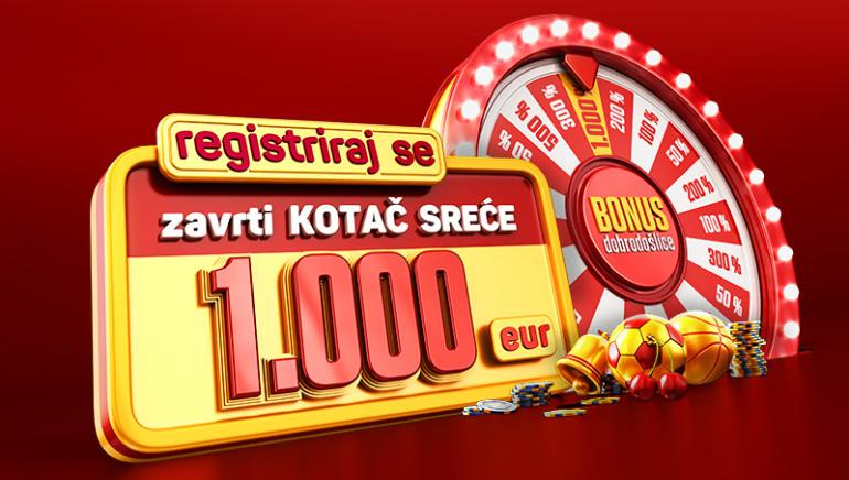 Zavrtite kotač sreće u Germania Casino uz priliku za osvojiti bonus do €1000!
