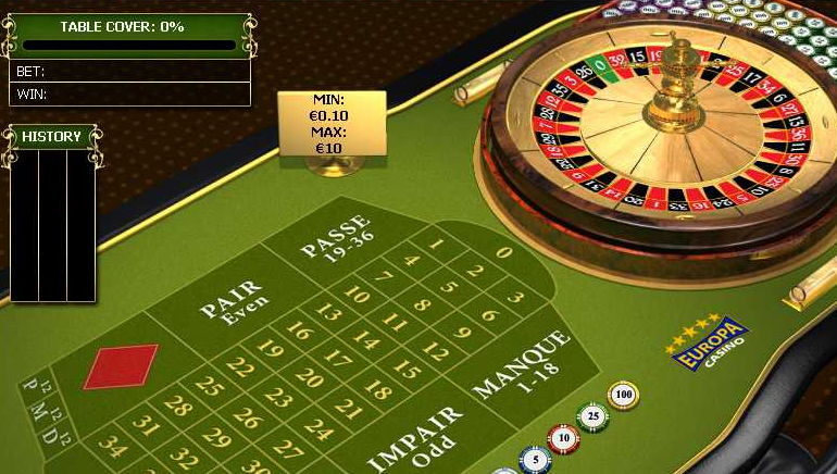 Europa Casino snimka zaslona 4